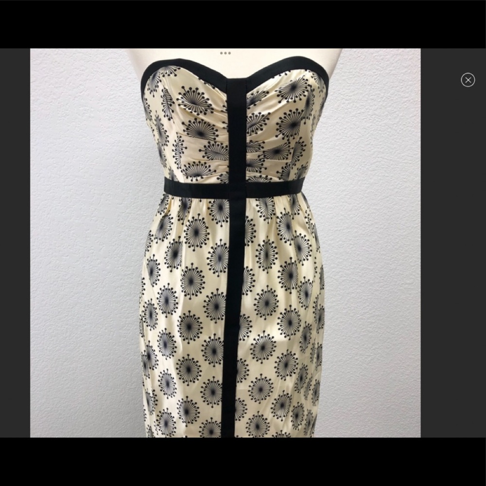 Milly of New York Silk Strapless Dress
